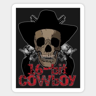 16-bit Cowboy Sticker
